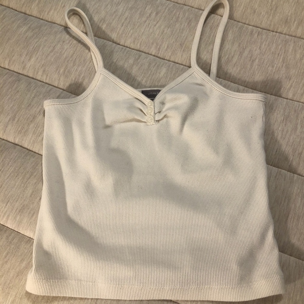 UO White Tank Top